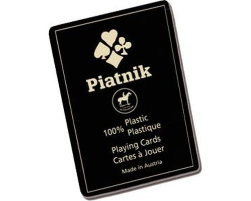 Гральні карти Piatnik Пластикові в пластиковій коробці, 1 колода х 55 карт (PT-136429)