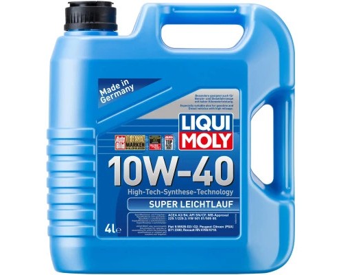 Моторна олива Liqui Moly SUPER LEICHTLAUF 10W-40 4л (9504)
