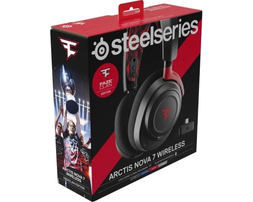 Навушники SteelSeries Arctis Nova 7 Wireless Faze Clan Black (61556) Навушники SteelSeries Arctis Nova 7 Wireless Faze Clan Black (61556)