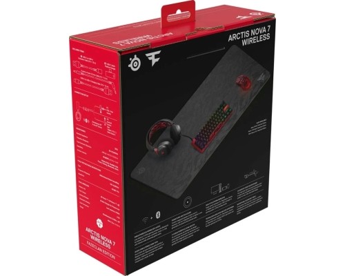Навушники SteelSeries Arctis Nova 7 Wireless Faze Clan Black (61556) Навушники SteelSeries Arctis Nova 7 Wireless Faze Clan Black (61556)
