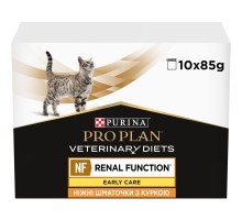 Вологий корм для кішок Purina Pro Plan Veterinary Diets NF Renal Function Early Care З куркою 10 x 85 г (7613287873934)