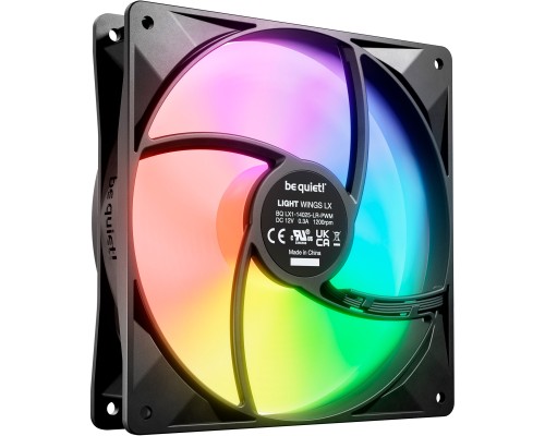 Кулер до корпусу Be quiet! LIGHT WINGS LX 140mm PWM в комплекті 3 (BL127)