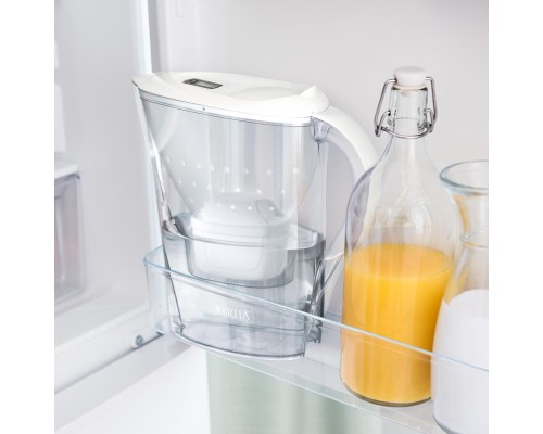 Фільтр-глечик Brita Marella Memo MXPro 2.4л (1.4л води) з фільтр-картриджем 3шт, білий (1052791)