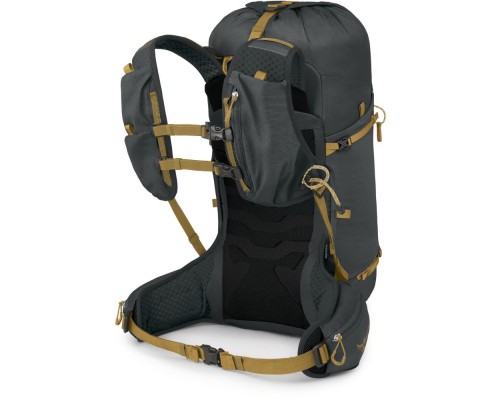 Рюкзак туристичний Osprey Talon Velocity 30 dark charcoal/tumbleweed yellow - S/M - чорний (009.3543)