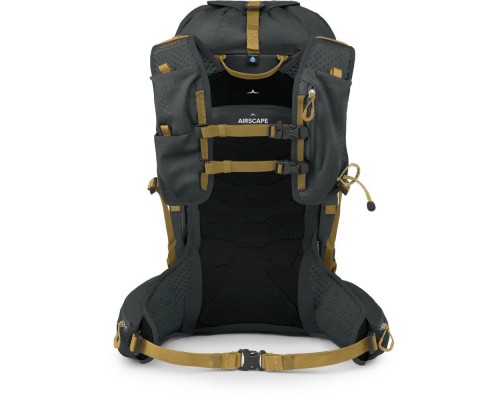 Рюкзак туристичний Osprey Talon Velocity 30 dark charcoal/tumbleweed yellow - S/M - чорний (009.3543)