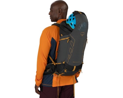 Рюкзак туристичний Osprey Talon Velocity 30 dark charcoal/tumbleweed yellow - S/M - чорний (009.3543)