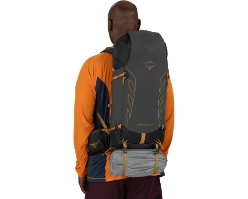 Рюкзак туристичний Osprey Talon Velocity 30 dark charcoal/tumbleweed yellow - S/M - чорний (009.3543)