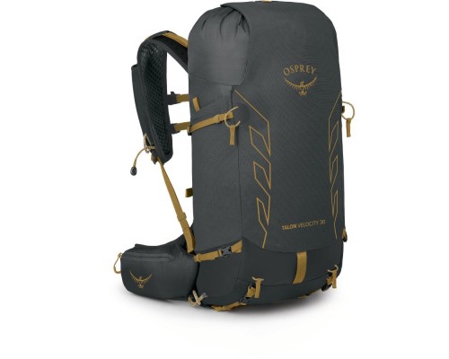 Рюкзак туристичний Osprey Talon Velocity 30 dark charcoal/tumbleweed yellow - S/M - чорний (009.3543)