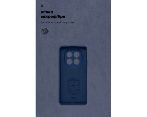 Чохол до мобільного телефона Armorstandart ICON Xiaomi Redmi Note 14 Pro+ 5G Camera cover Dark Blue (ARM79832)