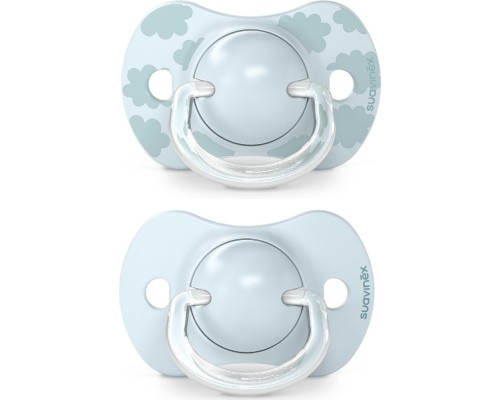 Пустушка Suavinex Dreams 0-6 міс.2 шт, блакитна (308270)