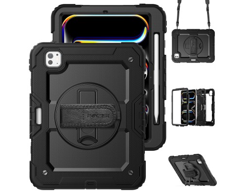 Чохол до планшета Armorstandart Panzer iPad Pro 11 2024 Black (ARM82527)