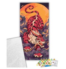 Картина по номерам ArtCraft Тигр, що підкрадається 40х80 см (11593-AC)