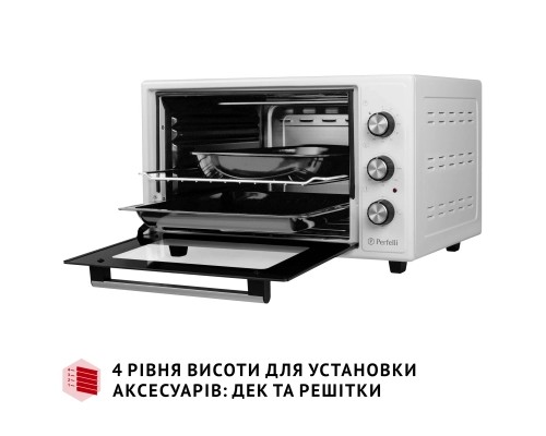 Електропіч Perfelli CLASSIC 37 WHITE