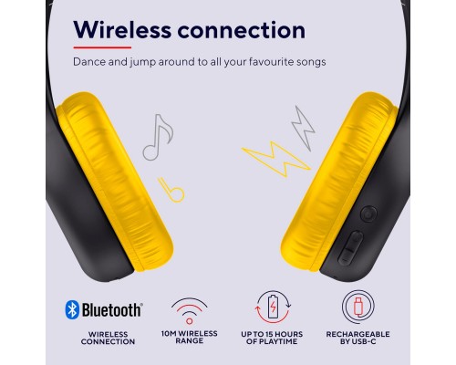 Навушники Trust Nouna Kids Wireless Black (25405)