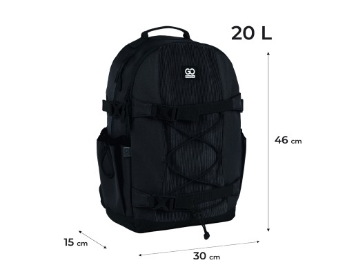 Рюкзак шкільний GoPack Education Teens 186 чорний (GO25-186L-1)