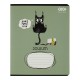 Зошит ZiBi CRAZY CAT 48 аркушів, клітинка оливковий (ZB.1703-36)