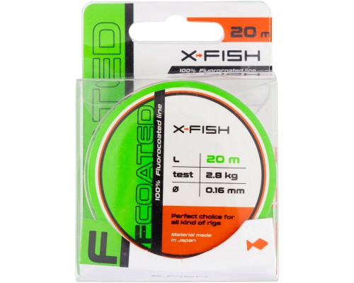 Флюорокарбон X-Fish FCoated 20m 0.16mm 2.8kg (1917.01.41)
