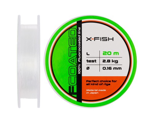 Флюорокарбон X-Fish FCoated 20m 0.16mm 2.8kg (1917.01.41)