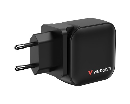 Зарядний пристрій Verbatim MiniGaN 70 W 3 ports (2xUSB-C/1xUSB-A) (32229)