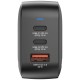 Зарядний пристрій Verbatim MiniGaN 70 W 3 ports (2xUSB-C/1xUSB-A) (32229)