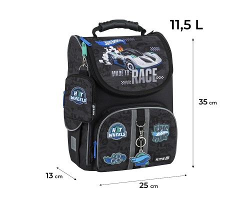 Портфель Kite Education 501 Hot Wheels (HW25-501S)