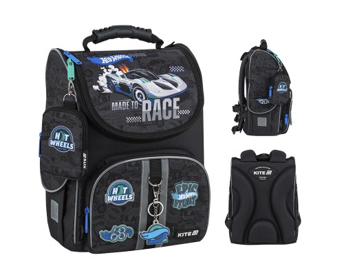 Портфель Kite Education 501 Hot Wheels (HW25-501S)