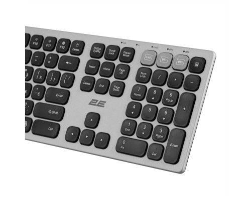Клавіатура 2E KS270 109key Wireless UA Grey/Black (2E-KS270WBGR_UA)