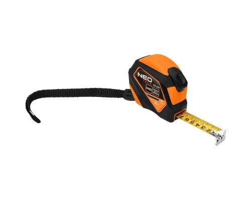 Рулетка Neo Tools 3мx16мм, з фіксатором змотування, магніт (67-231)