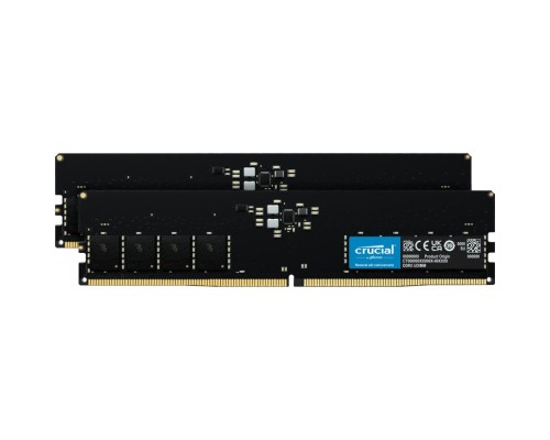 Модуль пам'яті для комп'ютера DDR5 64GB (2x32GB) 5600 MHz Micron (CT2K32G56C46U5)