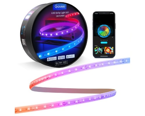 Світлодіодна стрічка Govee H100E LED Compatible extension of H61E1, 1.0m, RGBIC , WI-FI/Bluetooth, white (H100E0D1)