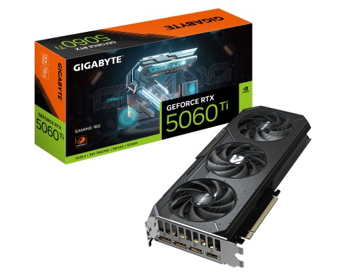 Відеокарта GIGABYTE GeForce RTX5060Ti 16Gb GAMING (GV-N506TGAMING-16GD)