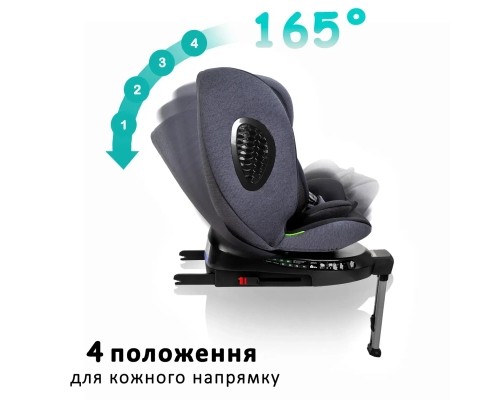 Автокрісло Bugs Aera 360 i-Size, ISOFIX, (0–36 кг) Shadow Grey (4823056520003)