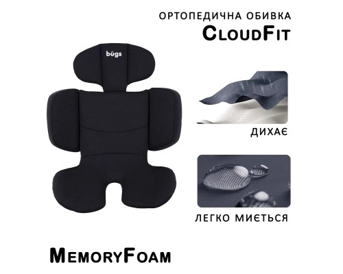 Автокрісло Bugs Aera 360 i-Size, ISOFIX, (0–36 кг) Shadow Grey (4823056520003)