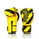 Боксерські рукавички Fairtex BGV14Y Yellow/Black 14 унцій (бинти в комплекті) (BGV14Y_14oz_Yellow/Black)