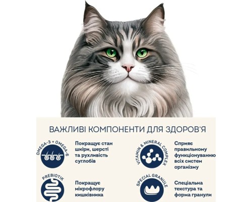 Сухий корм для кішок Home Food Hairball control For sterilised з індичкою та ягодами 10 кг (4820235020880)