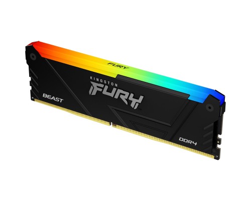 Модуль пам'яті для комп'ютера DDR4 16GB 3200 MHz Beast RGB Kingston Fury (ex.HyperX) (KF432C16BB12A/16WP)