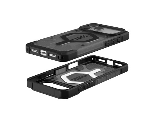 Чохол до мобільного телефона UAG iPhone 17 Pro Max Pathfinder Clear MagSafe Ash/Black (114552113140)