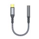 Перехідник USB-C to 3.5mm F 0.14m gray ColorWay (CW-AD-CJ)