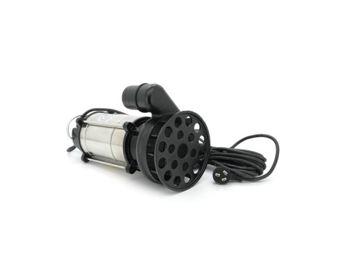 Заглибний насос Voltronic 750W, 220V, до 7 м³/год, підйом до 10 м, 50 мм, INOX, 410х200х235мм, 7,5 кг + перехідник (YT-P-750-10)