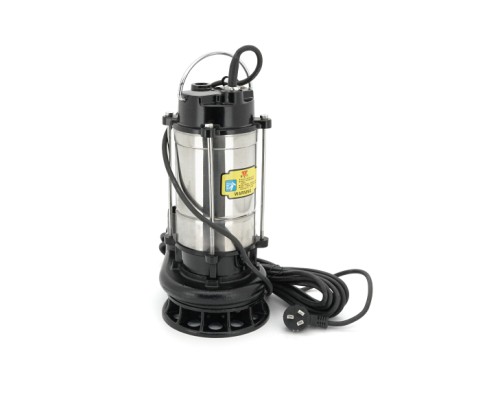 Заглибний насос Voltronic 750W, 220V, до 7 м³/год, підйом до 10 м, 50 мм, INOX, 410х200х235мм, 7,5 кг + перехідник (YT-P-750-10)