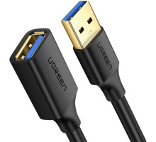 Дата кабель USB 3.0 AM/AF 0.5m US129 black Ugreen (30125)