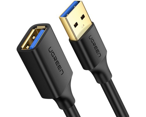 Дата кабель USB 3.0 AM/AF 0.5m US129 black Ugreen (30125)