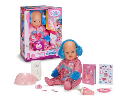 Пупс Zapf Baby Born Зимова красуня Емма з аксесуарами 43 см (838907)