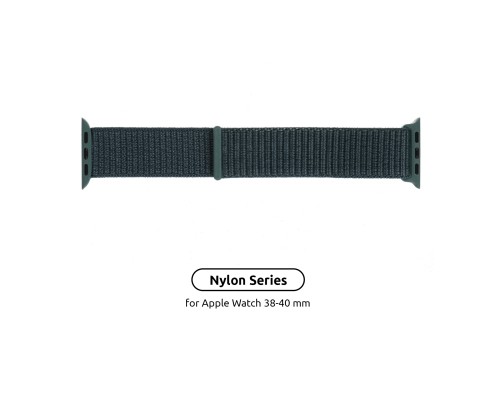 Ремінець до смарт-годинника Armorstandart Nylon Band для Apple Watch 42 (Series 11-10)/41/40/38 Pine Green (ARM56842)