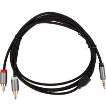 Кабель мультимедійний 3.5mm M to 2xRCA M 1.8m Cabletime (CA914005)