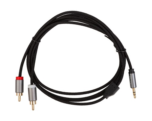 Кабель мультимедійний 3.5mm M to 2xRCA M 1.8m Cabletime (CA914005)