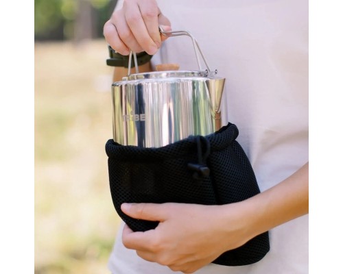 Чайник туристичний Tribe Kettle 1,2 л сталевий (T-FI-0010-metal)