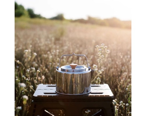 Чайник туристичний Tribe Kettle 1,2 л сталевий (T-FI-0010-metal)
