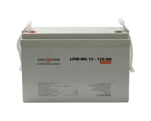 Батарея до ДБЖ LogicPower LPM MG 12В 120 Ач (3876) Батарея до ДБЖ LogicPower LPM MG 12В 120 Ач (3876)