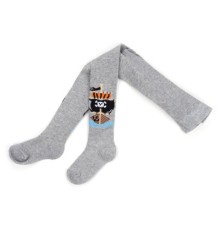 Колготки дитячі BNM з піратським кораблем (M0C0301-1020-98B-gray)